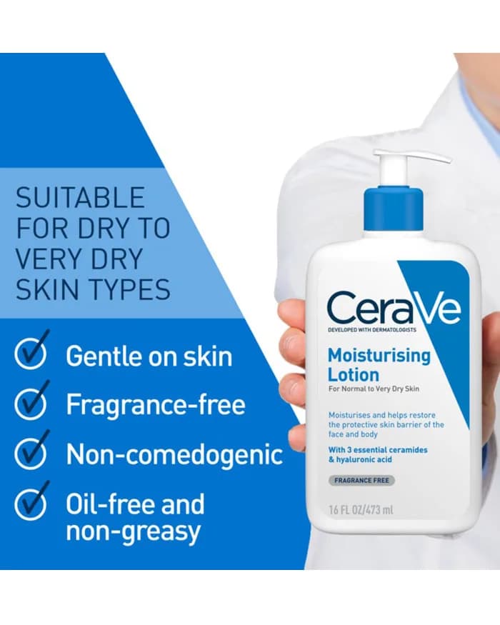 CeraVe Daily Moisturising Lotion FOR DRY TO VERY DRY SKIN 236 ML — photo 3