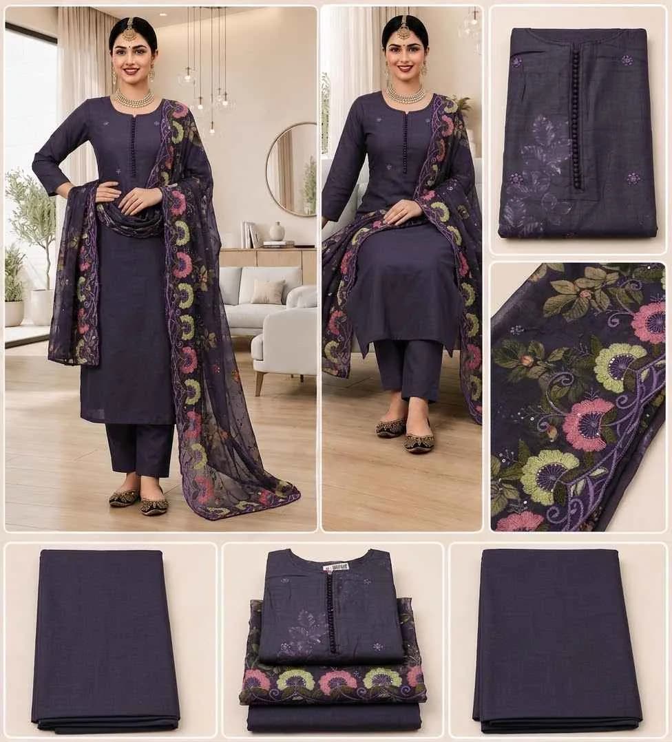 Lime Green Leheriya & Bandhani Print Unstitched/Stitched Salwar Suit Set — photo 4